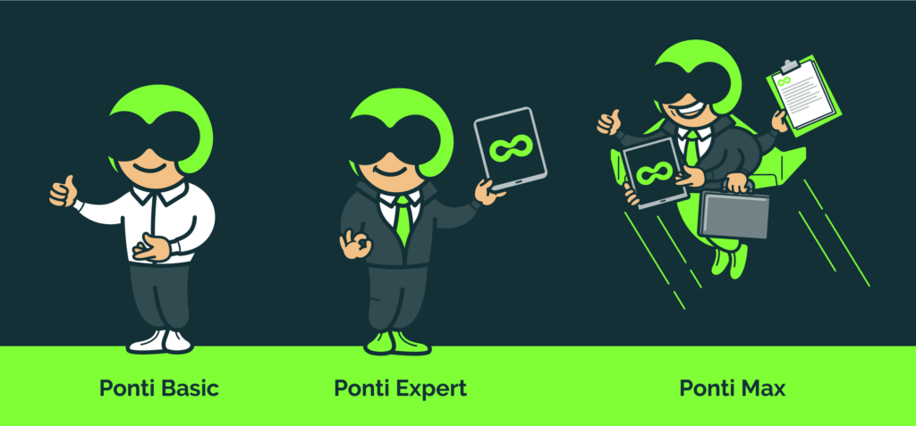 Ponti Basic, Ponti Expert, Ponti Max